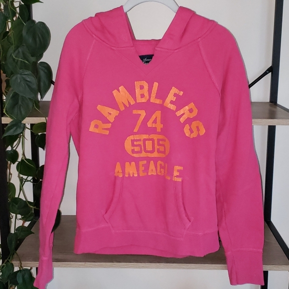 American Eagle Outfitters Tops - American Eagle Pink Hoodie